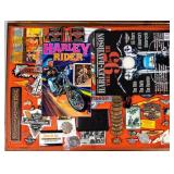 Lot of 2 Harley Davidson Shadowbox Memorabilia