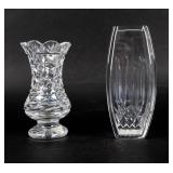 2 Waterford Crystal Vases