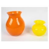 Set of 2 Polish Zest Vases