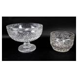 2 Large High-End Crystal Bowls