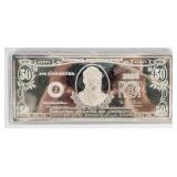 Coin 4 Troy Ounce .999 Silver $50 Bill