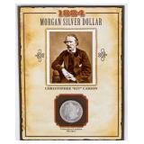 Coin 1884-O Morgan Silver Dollar Kit Carson