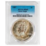Coin 1987 American Silver Eagle PCGS MS69