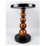 Postmodern Spherical Column Side Table