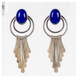 Jewelry Sterling Silver Southwestern-Style Earring