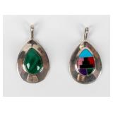Jewelry Lot of 2 Sterling Silver Pendants