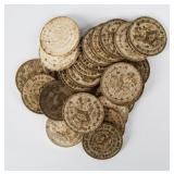 Coin (25) Mexican Silver Peso's