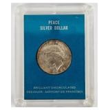 Coin 1922 Peace Silver Dollar Brilliant Unc.