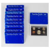 Coin (10) U.S. 969 & 1970 Silver Proof Sets