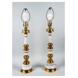 2 Vintage Hollywood Regency-Style Table Lamps