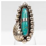 Jewelry Sterling Silver Turquoise Ring