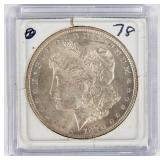 Coin 1878 (7 TF)   Morgan Silver Dollar BU