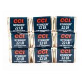 Ammo 450rds of CCI Stinger .22LR
