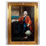 'Captain Thomas Coram' William Hogarth Oil Replica