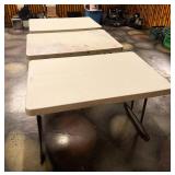 3 Folding Tables Used 48' x 24' x 23' Tall