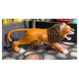 Large Fiberglass Lion Statue