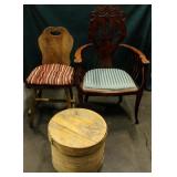 Furniture Vintage Thibault Chair & Mahogany Chair