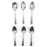 Sterling Silver Spoons ‘Milburn Rose