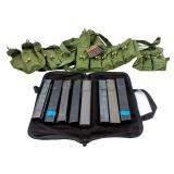 Firearm Lot of Ammo, Ammo Belts, and Magazines