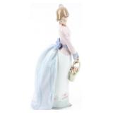 Retired Lladro Figurine "Basket of Love"  7622