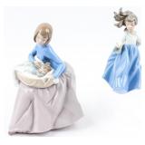 Lot of 2 Lladro  NAO Porcelain Figurines