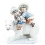 Retired Lladro Figurine "Eskimo Riders" No 5353