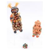 Lot of 3 Native American Indian Storyteller Dolls