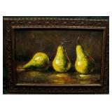 Art Fruit Framed Still Life Pears