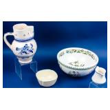 Lot of Vintage Pitcher, Serving Bowls & Creamer