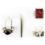Jewelry Lot of 3 Sterling Silver Rings