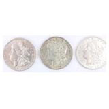 Coin 3 Morgan Silver Dollars 1897-O, 1896-O & 79-O