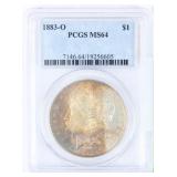 Coin 1883-O Morgan Silver Dollar PCGS MS64
