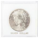 Coin 1927  Peace Silver Dollar Brilliant Unc.