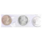 Coin 3 Morgan Silver Dollars 1921-P, D & S