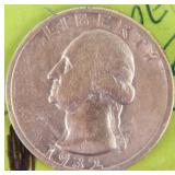 Coin  1932-D Washington Quarter Key Date