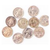 Coin 10 Gem Buffalo Nickels 1930