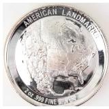 Coin American Landmarks 2 Oz. Pearl Harbor