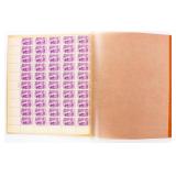 Stamps U.S. Postage 1935-1939 Commemorative Sheets