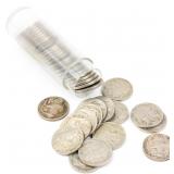 Coin 1937-S Buffalo Nickel roll of 40 Coins.