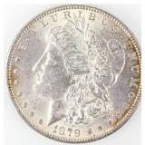 Coin 1879-P Morgan Silver Dollar Unc.