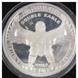 Coin 2014 Trust But Verify .999 Fine Silver Round