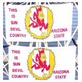 2 Vintage Arizona State Sun Devils Floor Rug