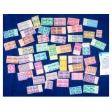 Stamps 50 Commemorative Blocks of 4 1940