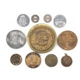 Mixed Medallions Commemoratives & Portrait Buckle