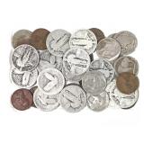 Silver Pre 64 Quarters Buffalo & V Nickels & More