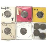 9 Buffalo Nickels