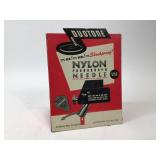 Vtg Duotone Phonograph Needle Display Card