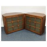 Electro Voice EV Mid Century Speaker Cabinet Pair