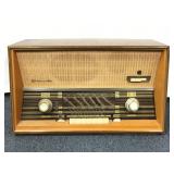 Vintage German Quelle Simonetta Wood Cased Radio