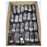 Lot of 24 Mixed Loose Vintage Vacuum Tubes